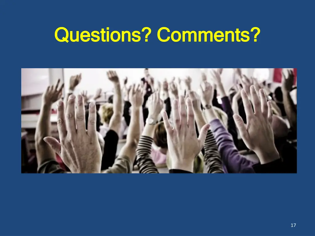 questions comments questions comments
