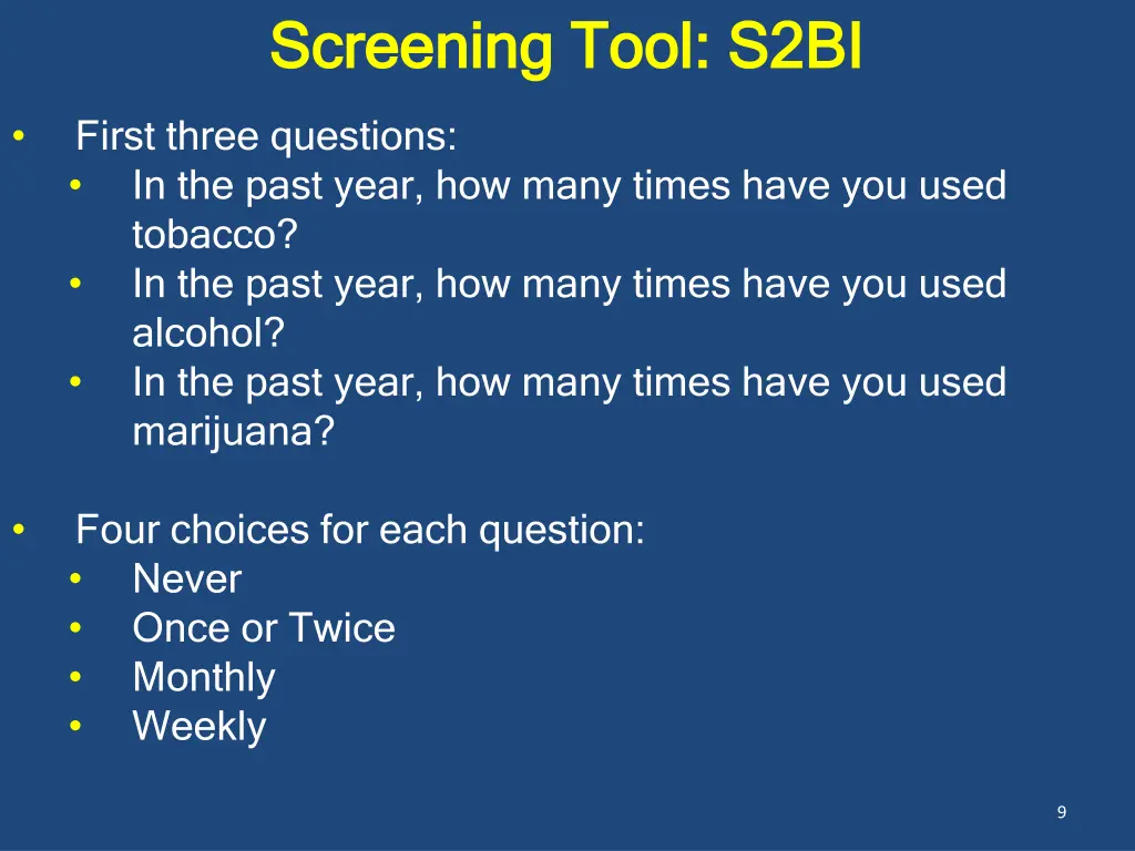 screening tool s2bi screening tool s2bi 1