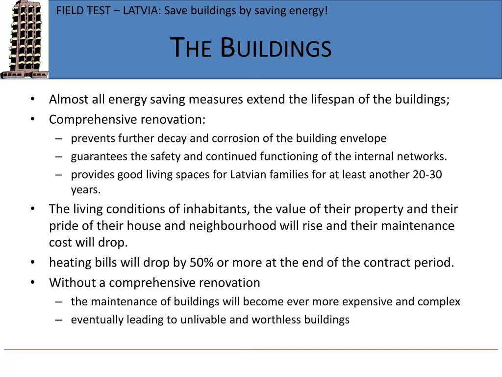 field test latvia save buildings by saving energy 4