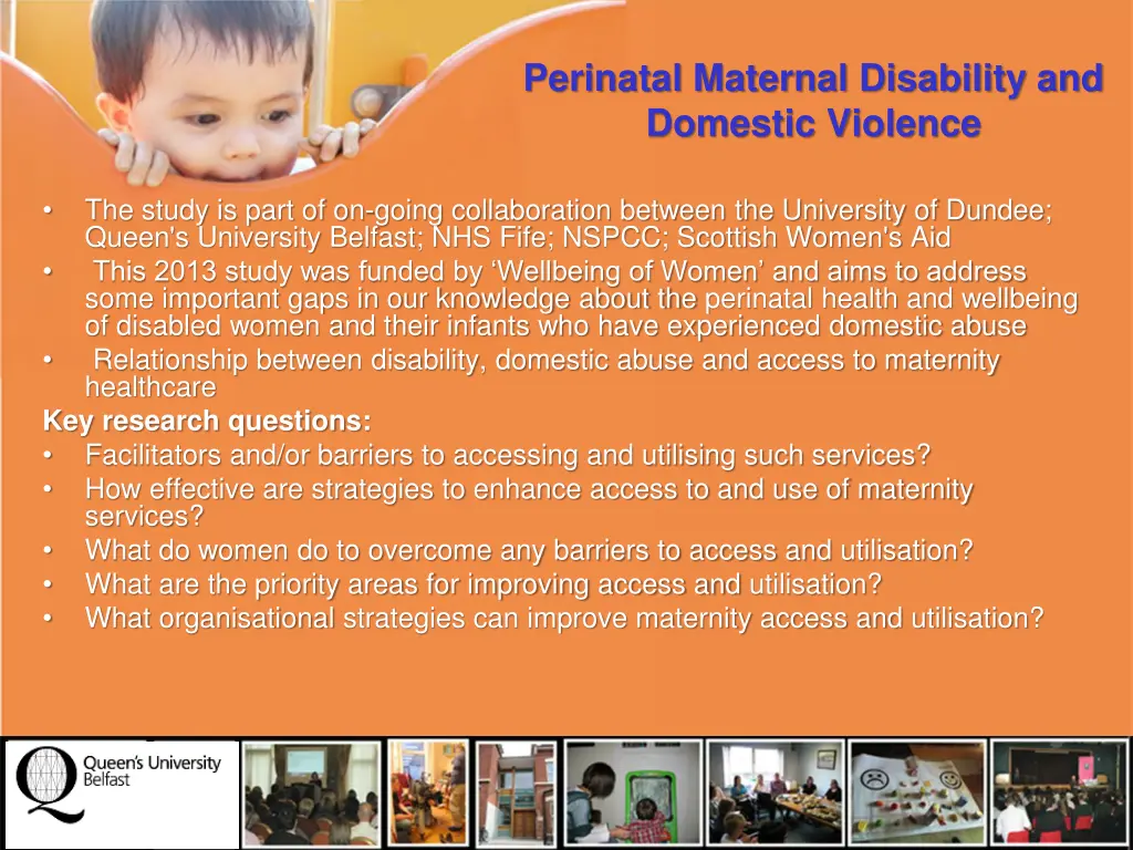 perinatal maternal disability and domestic