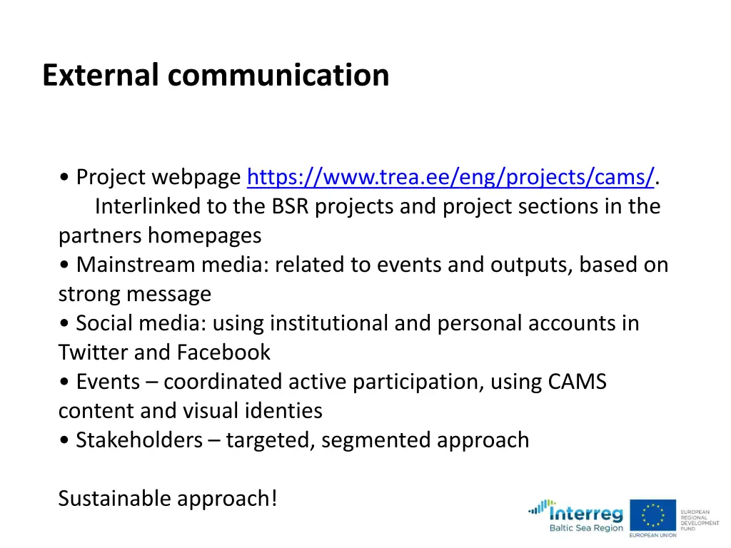 external communication