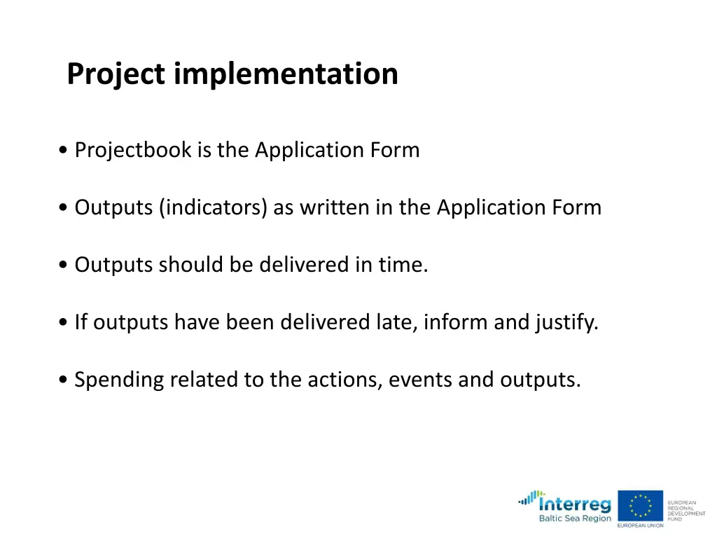 project implementation