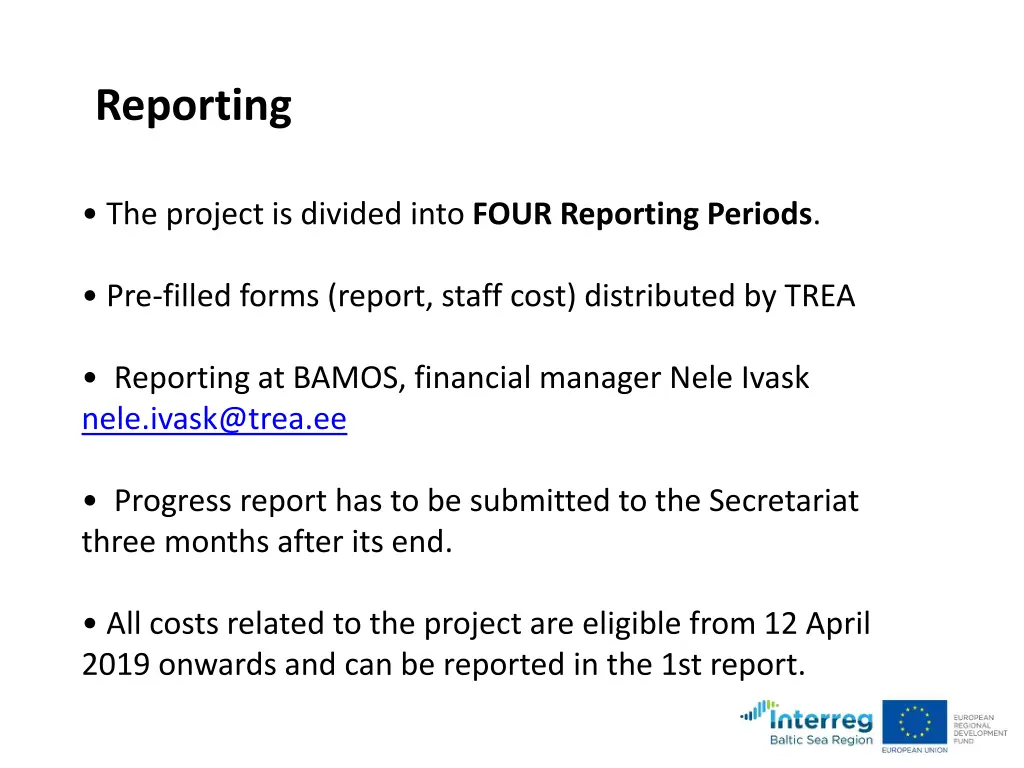 reporting