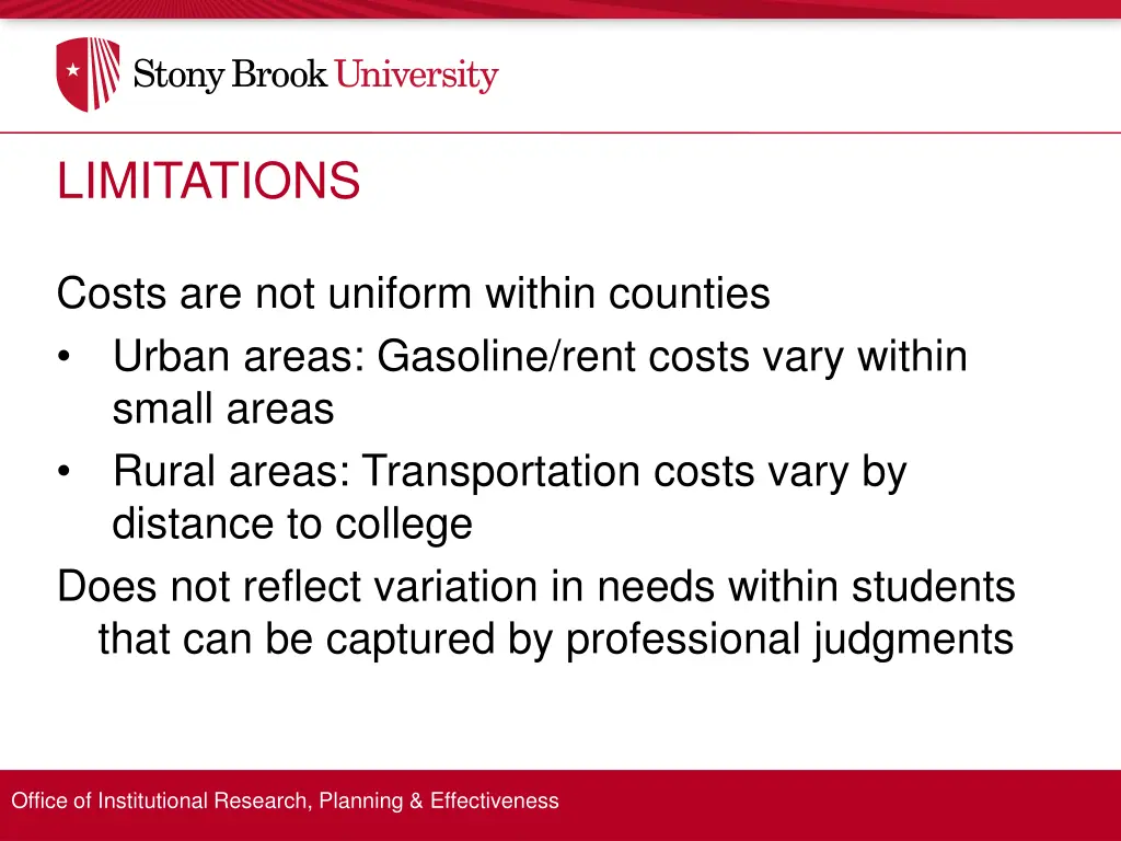 limitations