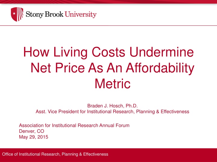 how living costs undermine net price