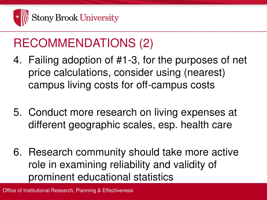 recommendations 2
