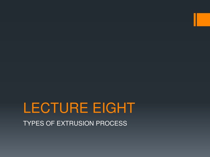 lecture eight