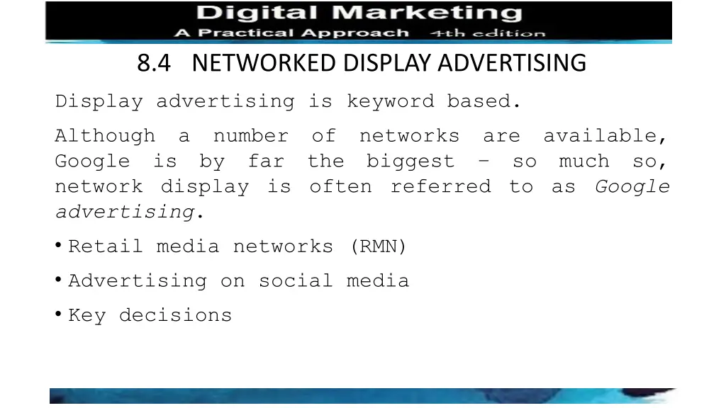 8 4 networked display advertising