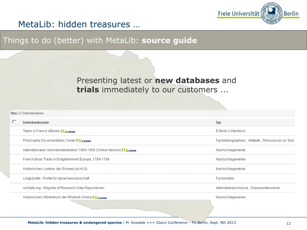 metalib hidden treasures 10