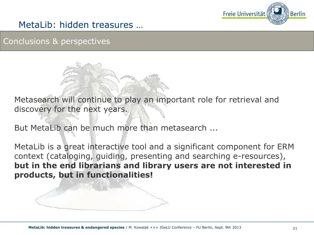 metalib hidden treasures 19