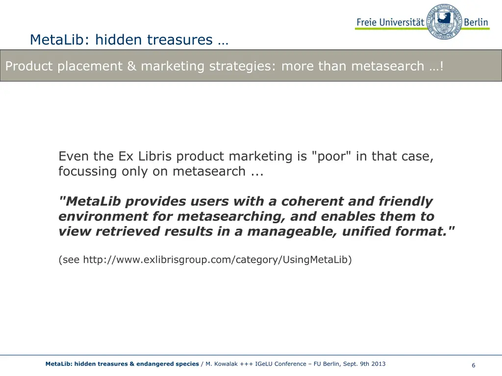 metalib hidden treasures 4