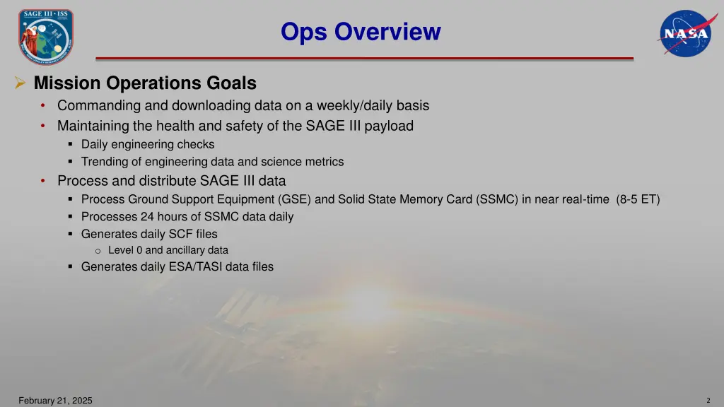 ops overview