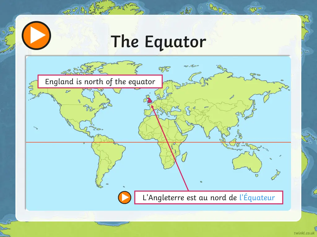 the equator