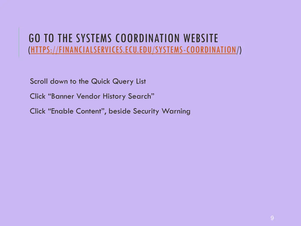 go to the systems coordination website https