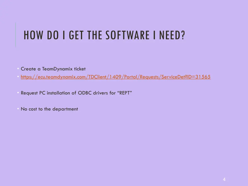how do i get the software i need
