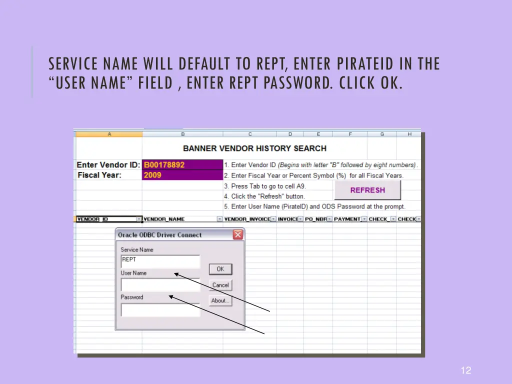 service name will default to rept enter pirateid
