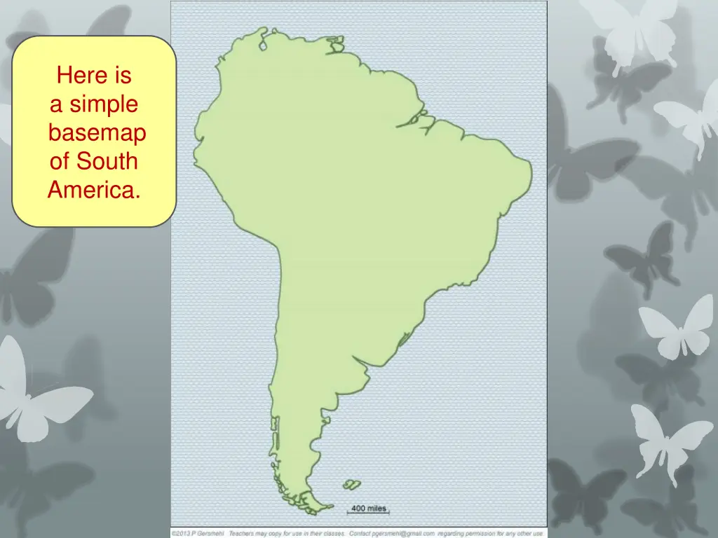 here is a simple basemap of south america