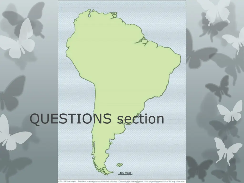 questions section