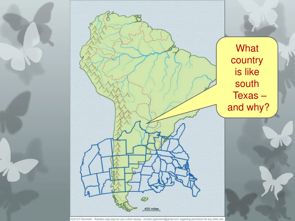 what country is like south texas and why