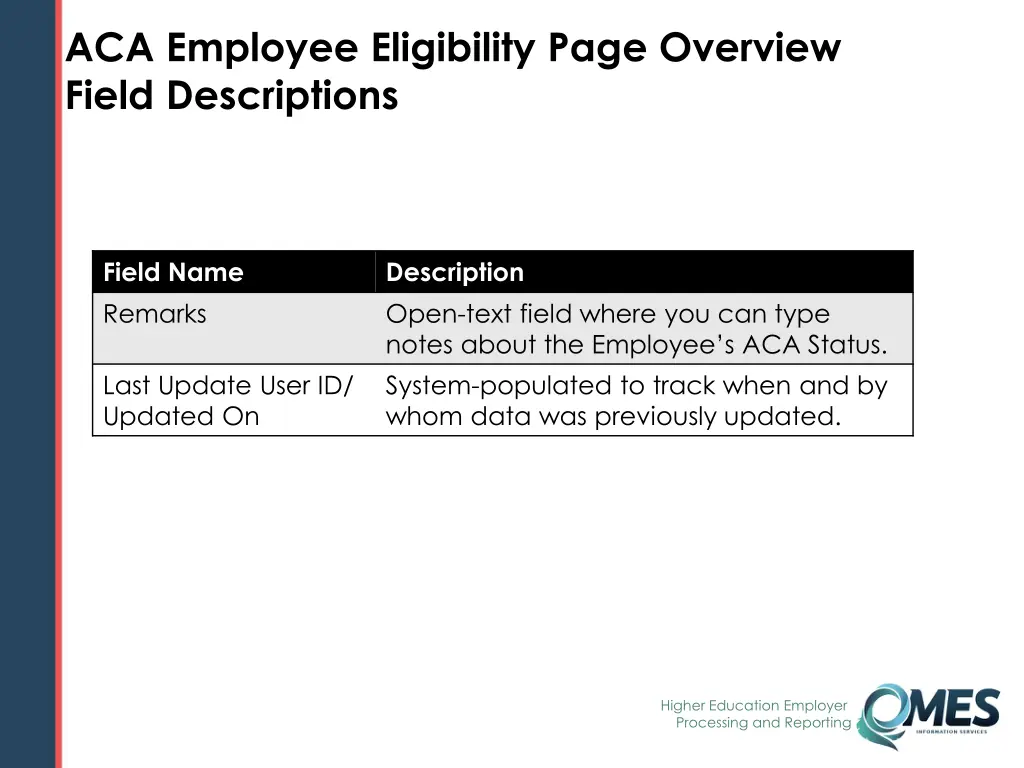 aca employee eligibility page overview field 2