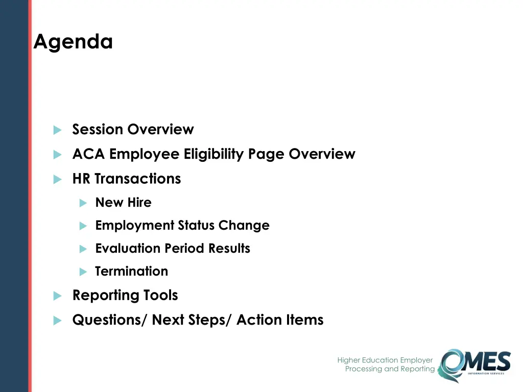 agenda