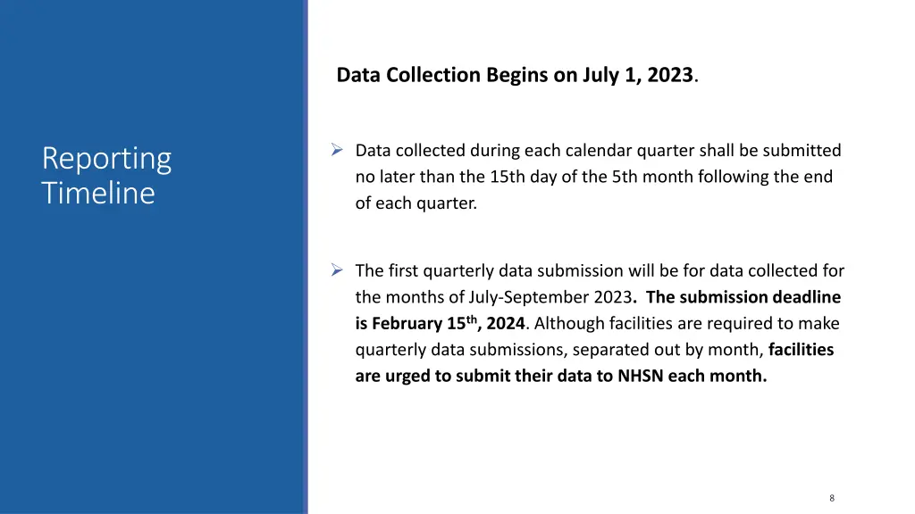 data collection begins on july 1 2023