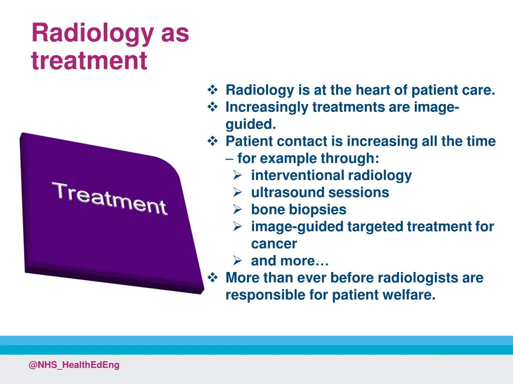 radiology as treatment