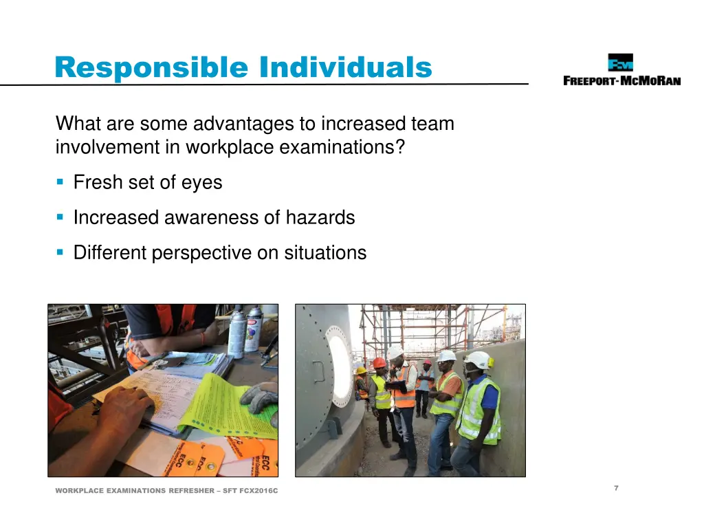 responsible individuals