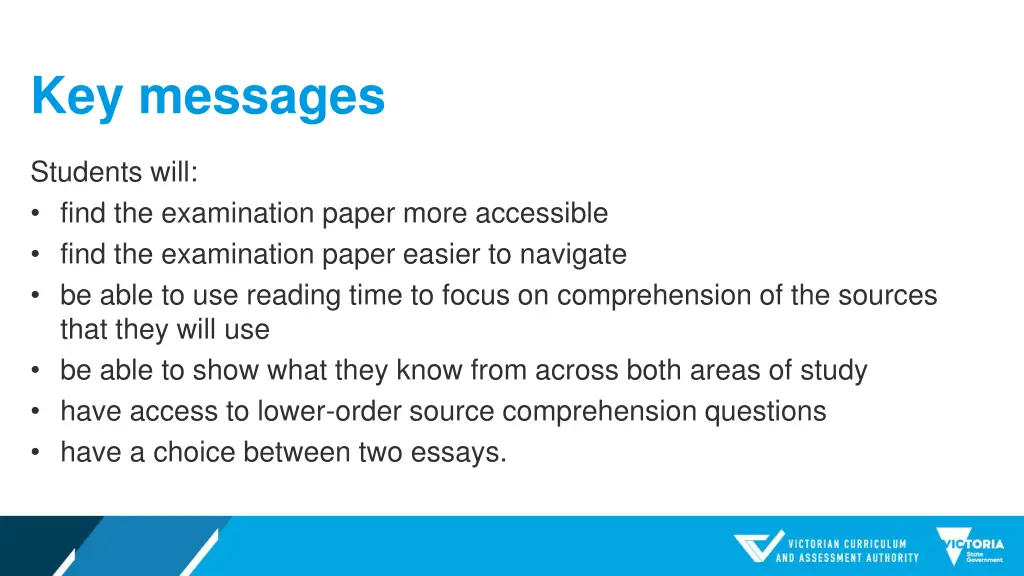 key messages