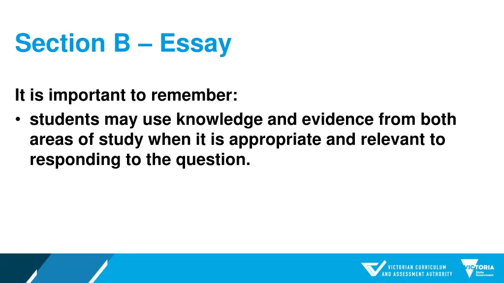 section b essay