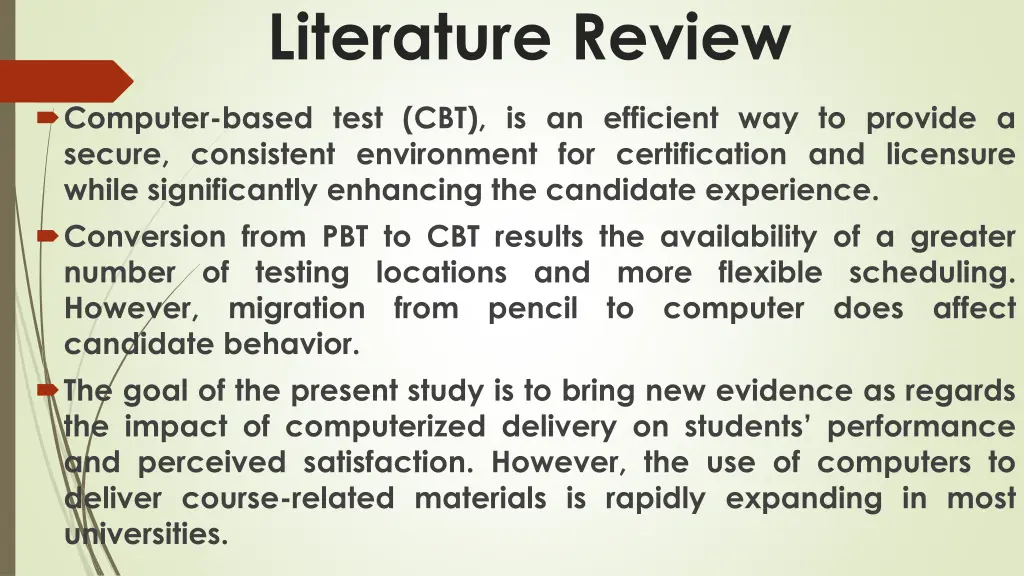 literature review
