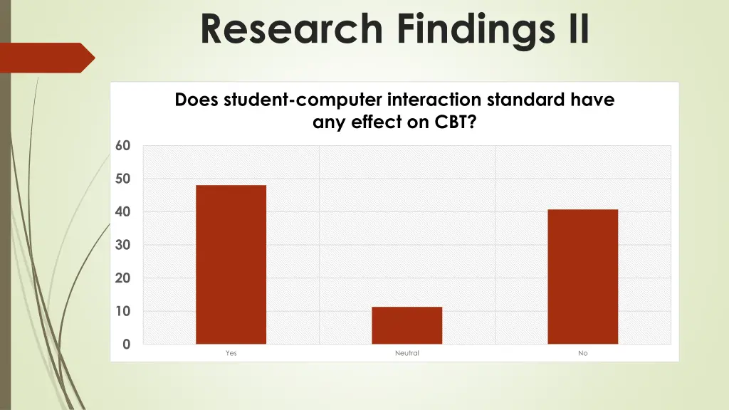 research findings ii