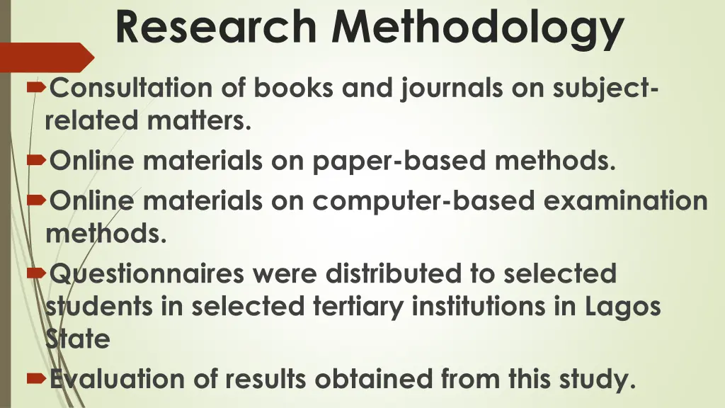 research methodology