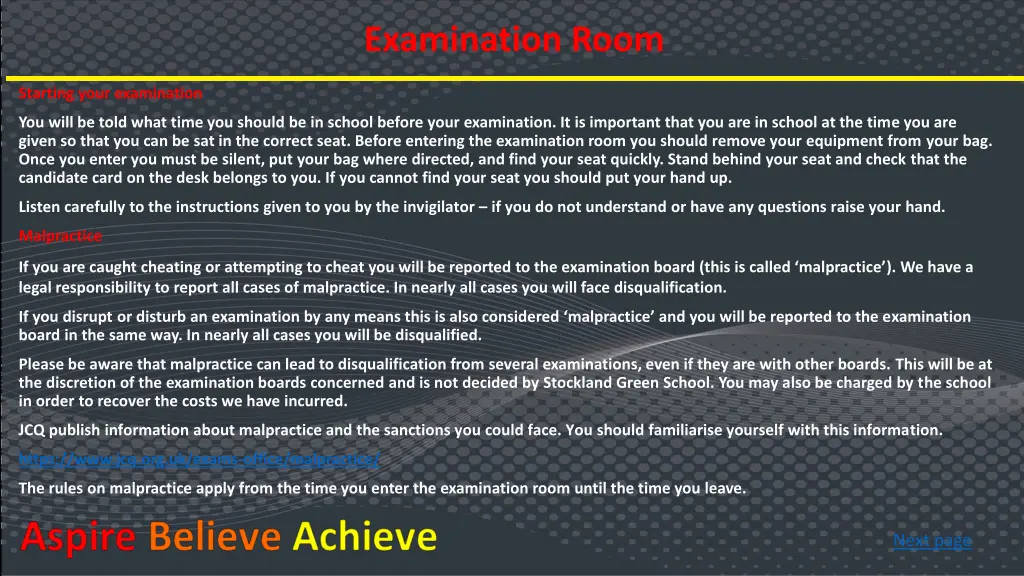 examination room