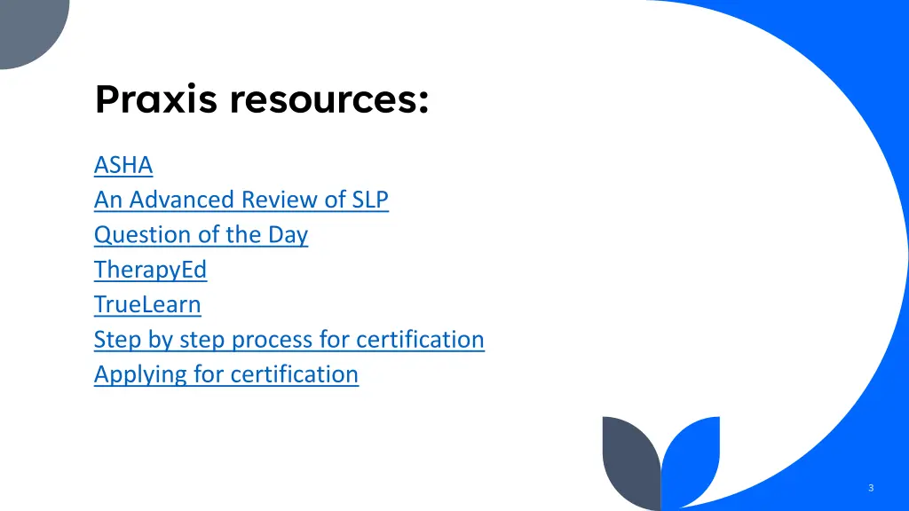 praxis resources