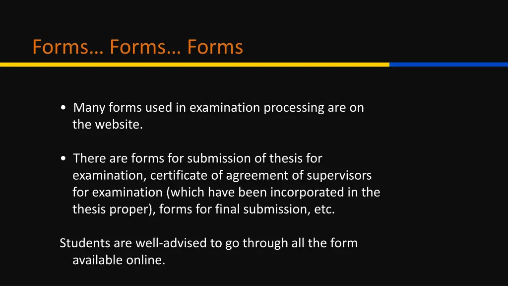 forms forms forms