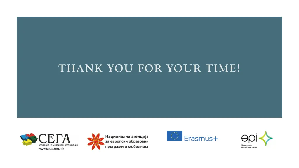 thank you for your time