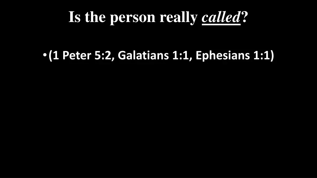 is the person really called