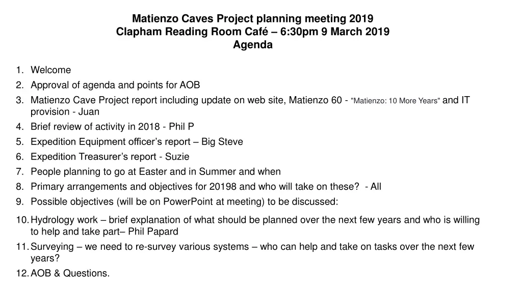 matienzo caves project planning meeting 2019 1