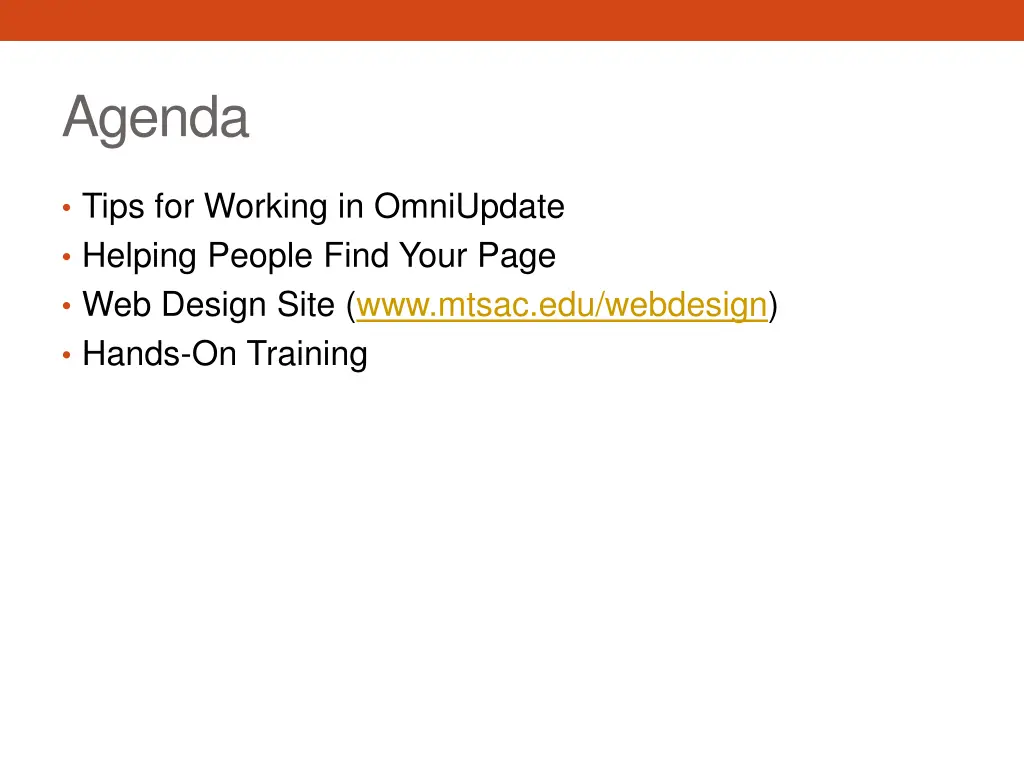 agenda