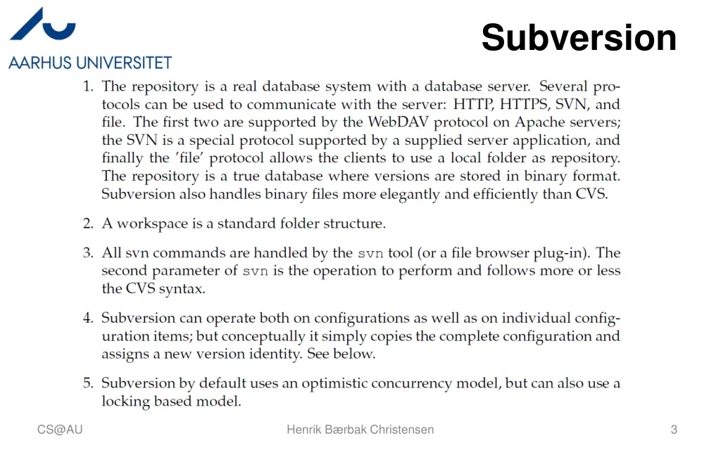 subversion
