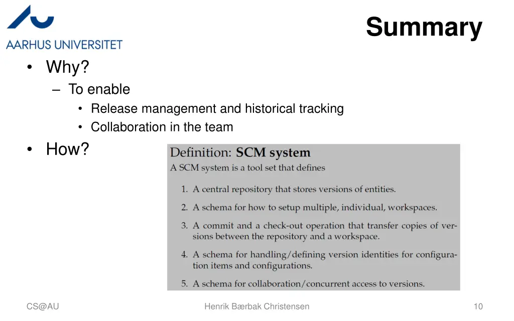 summary