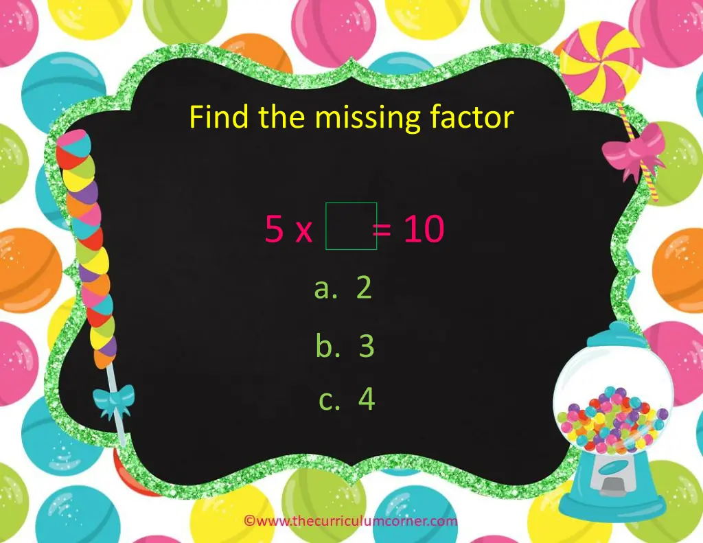 find the missing factor