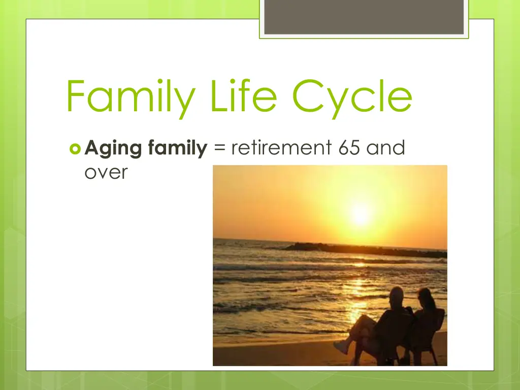 family life cycle 6