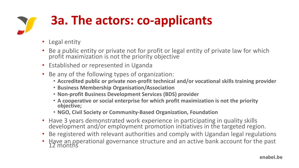 3a the actors co applicants