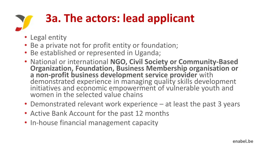 3a the actors lead applicant