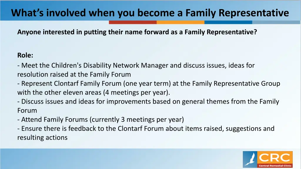 what s involved when you become a family