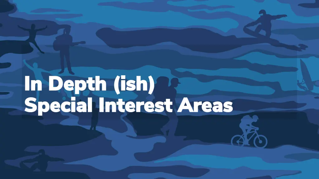 in depth in depth ish special interest areas