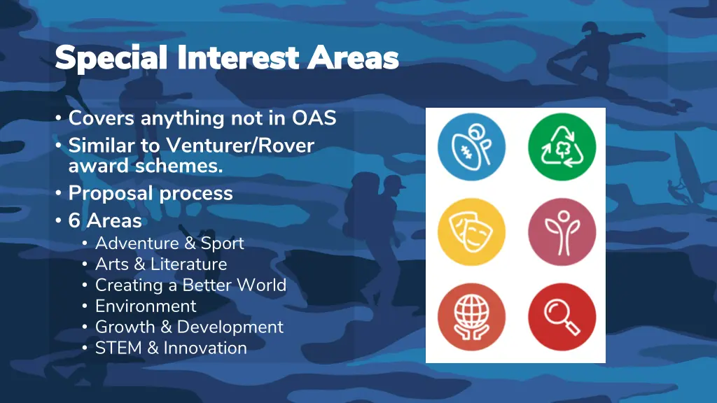 special interest areas special interest areas