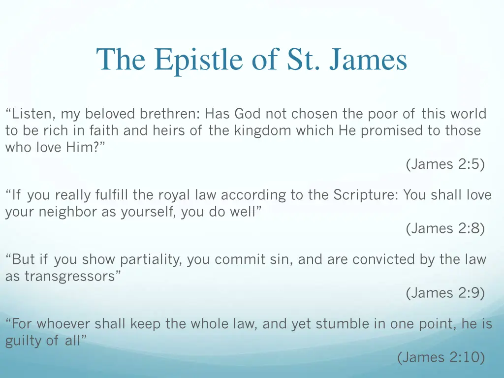 the epistle of st james 19